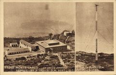 CPA Radio Monte Carlo le centre emetteur Telegraphie 