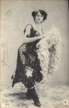 VINTAGE POSTCARD Dance Woman