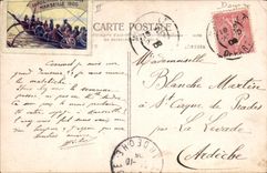 VINTAGE POSTCARD Fantasy Woman Matchiche