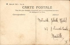 VINTAGE POSTCARD Fantasy Woman Alberthal Cavaletti