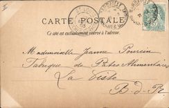 VINTAGE POSTCARD Dance with the theater