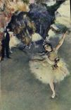 CPA Degas Danseuse sur la scene