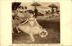 CPA Paris Musee du Louvre Degas La danseuse au bouquet saluant sur la scene 