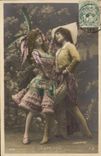 VINTAGE POSTCARD Femmes Matchiche Dances