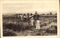 VINTAGE POSTCARD Folklore Reapers