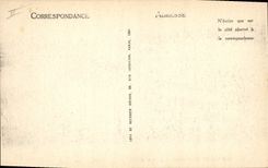 Barco de Boulogne de la POSTAL de la VENDIMIA en el mar Holanda y la vista panorámica