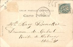 VINTAGE POSTCARD Napoleon Fantasy 1st close friend First lesson of strategy