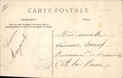 CPA Ane Mule Le queteur Mendiant