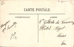 VINTAGE POSTCARD Ass Malo Mule les Bains the walk of the asses