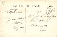 VINTAGE POSTCARD Ane Mule the walks has ass Martin does not go