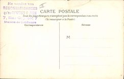 VINTAGE POSTCARD Militaria Allez break