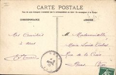 VINTAGE POSTCARD Militaria the modern army 9:00 of the morning to raise It