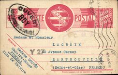 Telegrafía de Madeira de la POSTAL de la VENDIMIA para Lacroix Sartrouviille