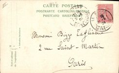 Telegrafía sin hilos de la POSTAL de la VENDIMIA