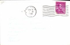 Valle fuerte Gerogia de la avenida de la telegrafía W4SKO Troutman de la POSTAL de la VENDIMIA