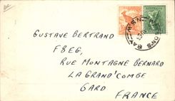 Calle Beverly Hills Sydney Australia de la telegrafía VK2AABA Cahill de la POSTAL de la VENDIMIA