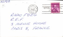 Lago Peekskill Nueva York telegraphy W2PQZ Hellman de la POSTAL de la VENDIMIA