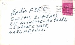 VENDIMIA POSTAL telegrafía K independencia Virginia del 4 de agosto