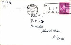 Telegrafía W3VTH Washington Juan Shumaker de la POSTAL de la VENDIMIA