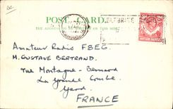 Norther Rhodesia de la telegrafía VQ2AT de la POSTAL de la VENDIMIA