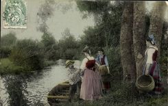 CPA Folklore Passeur 