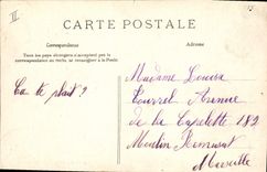 CPA Folklore La fin du jour 