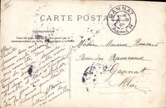 CPA Folklore Un coup de vent