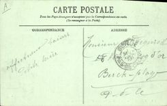 VINTAGE POSTCARD Boulogne Boat on Sea the Trunk of England Invicta