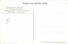 CPA Bateau Paquebot Independence & Constitution