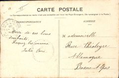 CPA Fantaisie Enfant Ane Mule