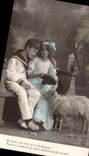 CPA Chevre Enfants