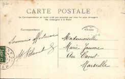 VINTAGE POSTCARD Goat Laitiere auvergnate Its biquette Folklore TOP