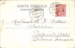 VINTAGE POSTCARD Goat On Alpe