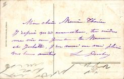 CPA Chevre Enfants