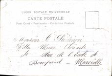 CPA Fantaisie Illustrateur Toulon Le carre du port et le genie de la navigation 