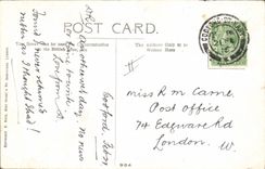 VINTAGE POSTCARD Fantasy Militaria Sergeant