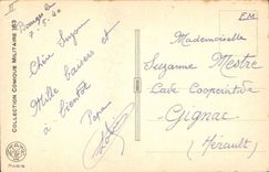 VINTAGE POSTCARD Fantaisie Militaria Ask a lime