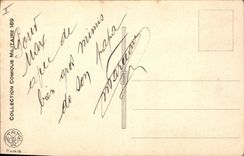 VINTAGE POSTCARD Militaria Fantasy In the trenches