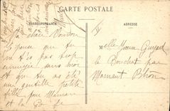 VINTAGE POSTCARD Militaria Fantasy Our dragons Horse the mannequin in walk Dog