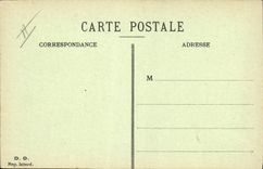 VINTAGE POSTCARD Militaria Fantasy With the visit gunners with Q Doctor Infirmerie