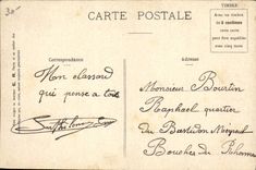 VINTAGE POSTCARD Fantaisie Militaria Classifies 1909