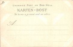 CPA Folklore Confort La signature de Monsieur le Maire