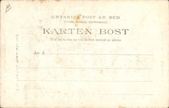 CPA Folklore Bretagne Un voeu Costume du mMorbihan 