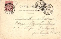 CPA Folklore Idylle bretonne Au Bourg de Batz Fileuse Enfants