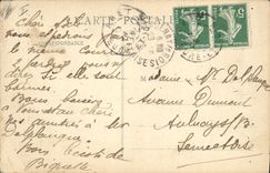 Telegrafía de Dreux de la POSTAL de la VENDIMIA la torre del telégrafo