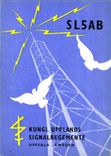CPA Telegraphie SL5AB Kungl Upplands Signalregemente Uppsala Sweden