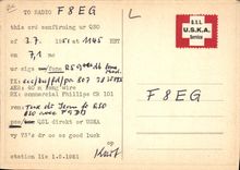 VINTAGE POSTCARD Swiss Telegraphy HB9MX Kurt Bindschedler Schneebergstrasse St Gallen