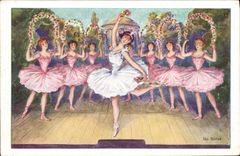 CPA Danse Un ballet Collection Du Talon Le Gaulois Bergougnan Clermont Ferrand
