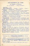 CPA Carte geographique Chocolaterie d'Aiguebelle Nord Dunkerque