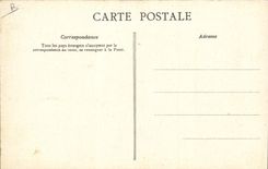 VINTAGE POSTCARD Geographical map Chocolate factory of Aiguebelle the Marne Cathedral of Rheims